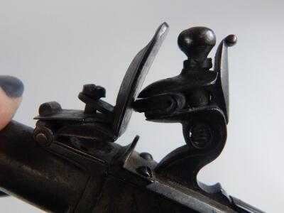 An early 19thC flintlock pistol - 5