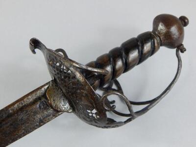 A 17thC Civil War period mortuary sword