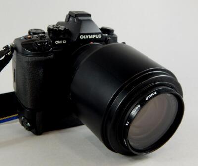 An Olympus OM-D EMI camera