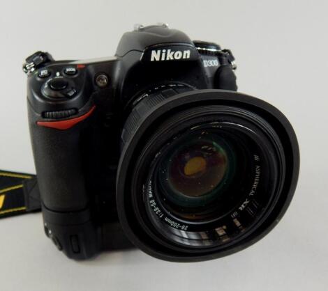 A Nikon D300 digital camera