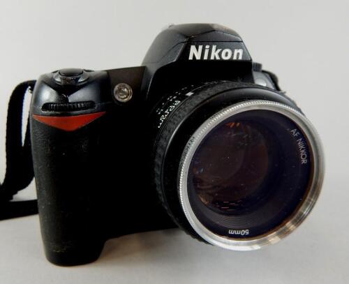 A Nikon D70S digital camera