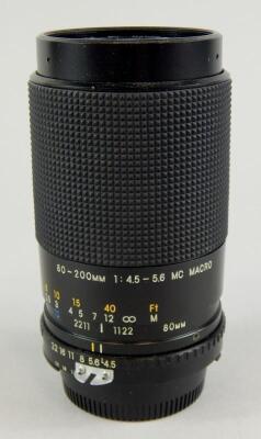 A Zeiss 200mm macro lens.