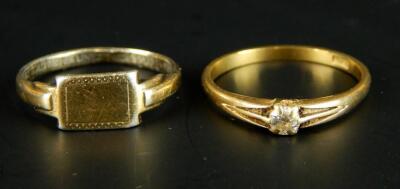 Two dress rings