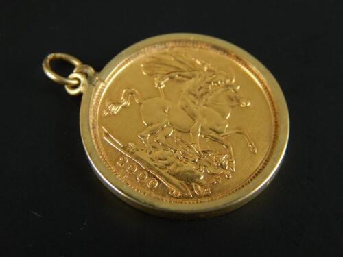 A Queen Elizabeth II half gold sovereign