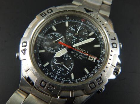 A Seiko gent's chronograph