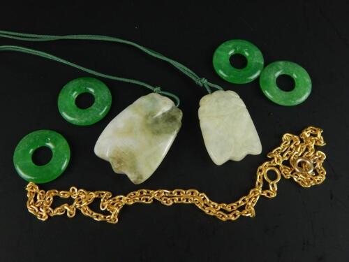 Various modern jade