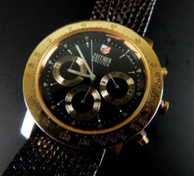 A Zeitner Arctica gent's chronograph wristwatch
