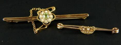 Two brooches