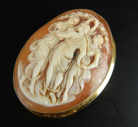 A cameo brooch