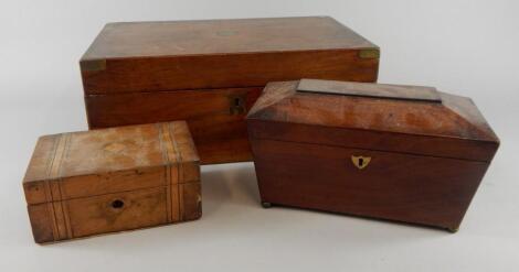 Various 19thC boxes