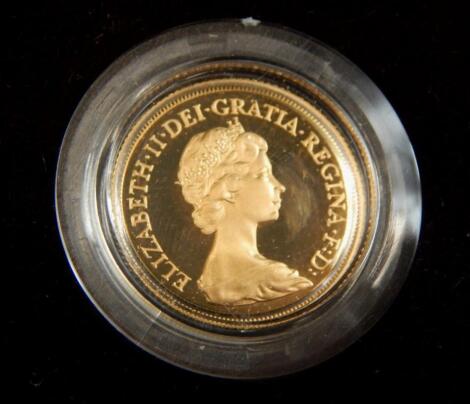 A United Kindgom proof gold full sovereign