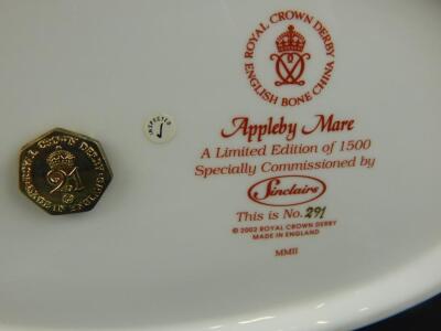 A Royal Crown Derby Apple Mare paperweight - 2