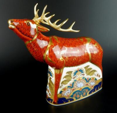 A Royal Crown Derby Sherwood stag