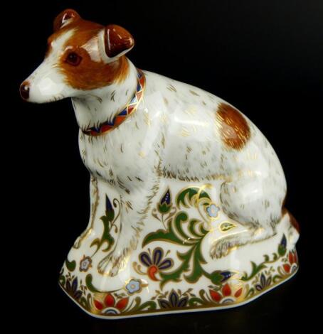 A Royal Crown Derby Jackie paperweight