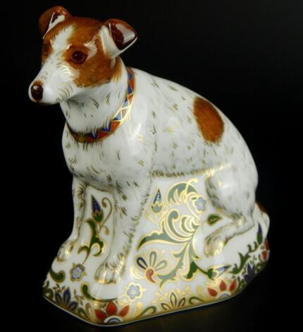 A Royal Crown Derby Jackie paperweight