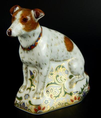 A Royal Crown Derby Jackie paperweight