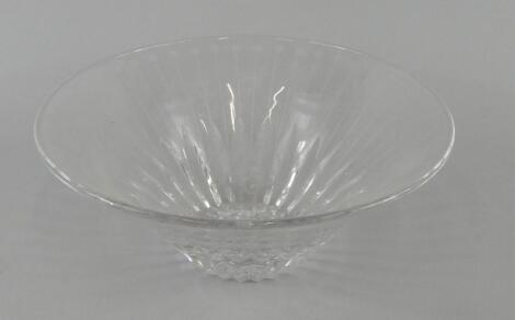 A Stuart Crystal cut glass bowl