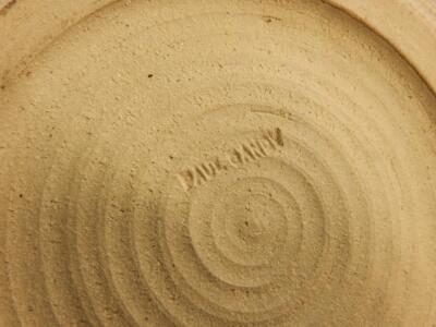 A Paul Gandy studio stoneware plate - 2