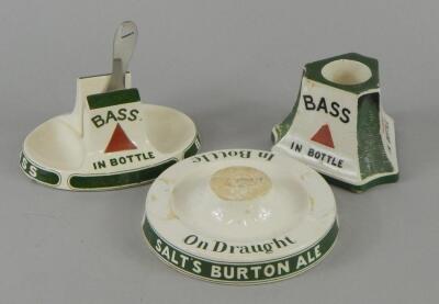 Three items of Bass Brewery memorabilia