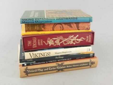 Various books relating to Vikings