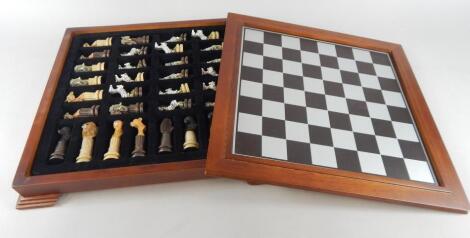 A modern chess set