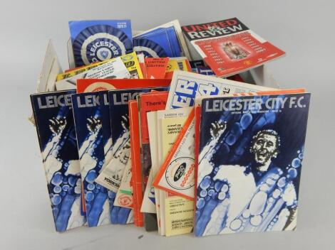 Various miscellaneous football programmes