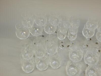 A collection of Bohemia crystal glasses - 3