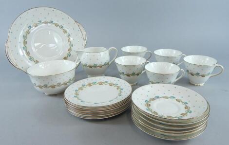 A Royal Doulton part tea service