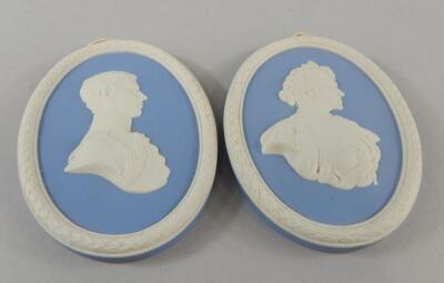 A pair of Wedgwood limited edition plaques