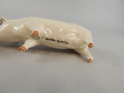 A Royal Doulton ceramic pot bellied pig - 2