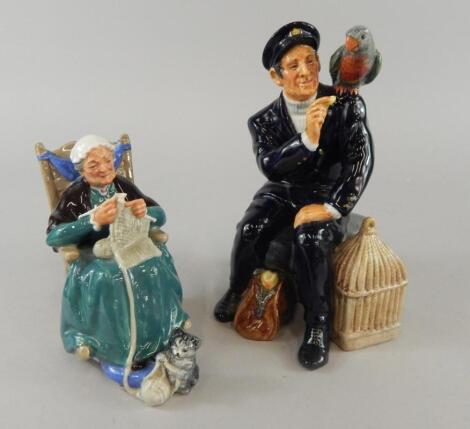 Two Royal Doulton porcelain figures