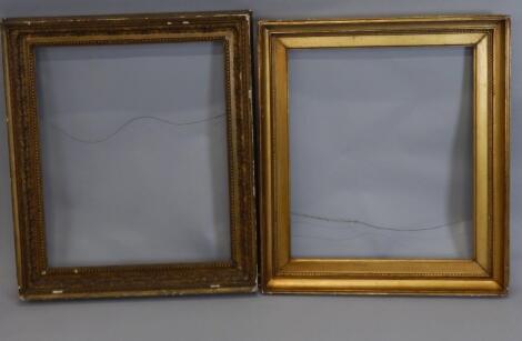 Two 19thC gilt picture frames