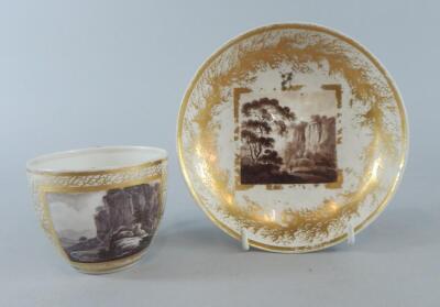 An early 19thC Derby cup and saucer