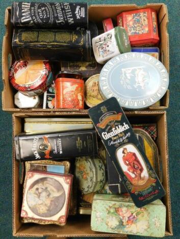 A large quantity of early 20thC and later tins