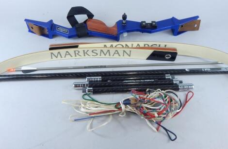 A Marksman Monarch CNC archery bow