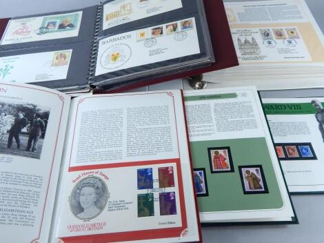 Various albums of Royalty related first day covers