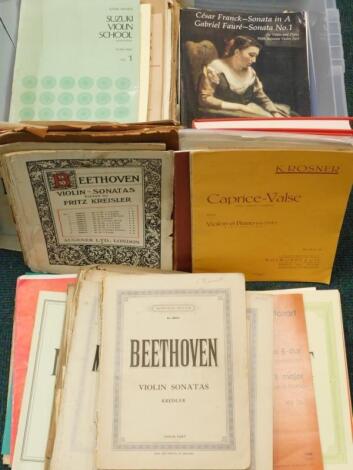 A collection of sheet music