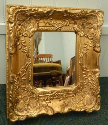 A 20thC rococo style mirror