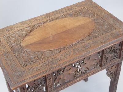 A late 19th/early 20thC Anglo Indian side table - 2