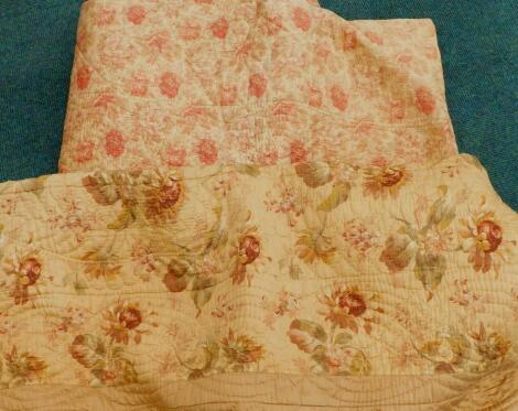 Two Victorian North Country quilts.