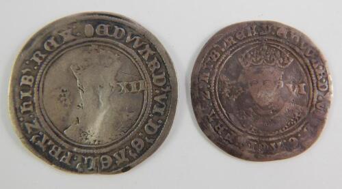 An Edward VI shilling