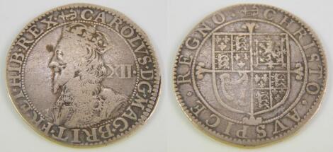 A Charles I shilling