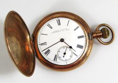 A John B Mennie hunter pocket watch