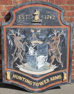 Grantham Interest. A wooden and Perspex style pub sign - 2