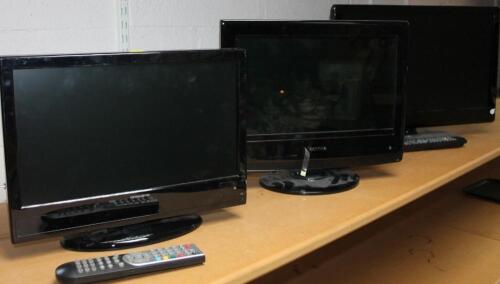 Various televisions