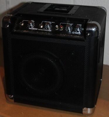 A Tailgater portable sound system amplifier