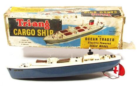 A mid 20thC Tri-ang cargo ship model