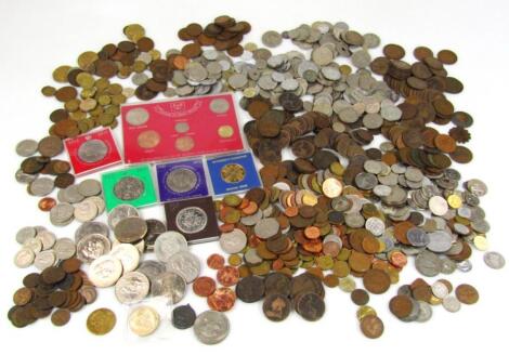 Various World used low denomination coins