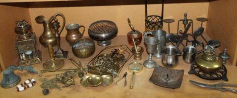 Various silver plated and other metalware