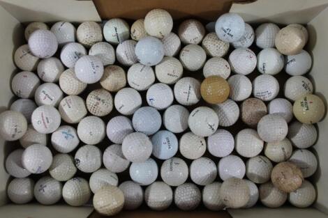 Various golf balls